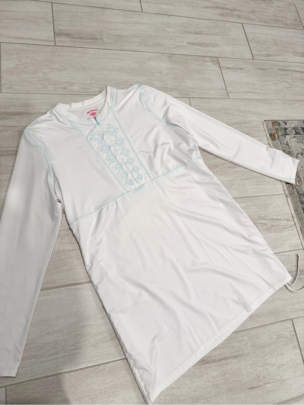 Reel Legends White Long Sleeve Beach Cover Up Size XL - Picture 11 of 12